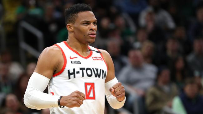 NBA star Russell Westbrook revealed he has tested positive for COVID-19. (Photo by Maddie Meyer / GETTY IMAGES NORTH AMERICA / AFP)