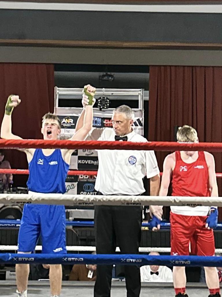 Dalby boy, 15-year-old Judd Alderton came home victorious after competing at the 2023 Australian Schools Boxing Championships, nabbing the gold medal. Picture: contributed