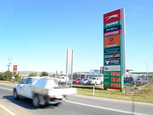 Petrol stations near the Costco site at Bundamba are already dropping their prices. . Picture: Rob Williams