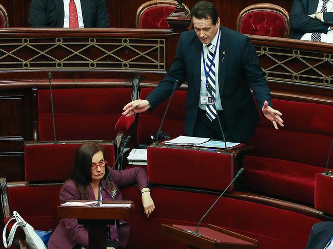 Andy Meddick of the Animal Justice Party in the Legislative Council. Picture: Ian Currie