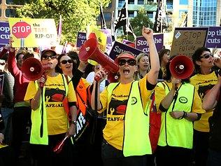 TAFE Victoria protest