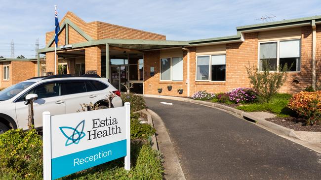 The Estia Health aged care facility at in Melbourne has been at the centre of a major outbreak in the city. Picture: Getty Images