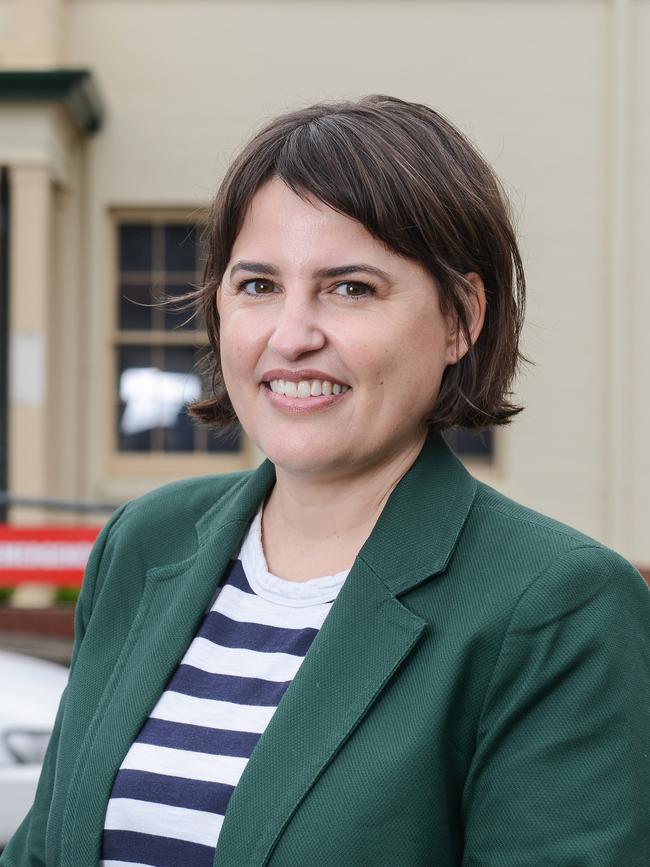 Lauren Cortis, lead pharmacist for South Australian voluntary assisted dying pharmacy service, at the Repat. Picture: Brenton Edwards