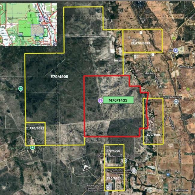 Here's a map for context. Pic: Carbine Resources