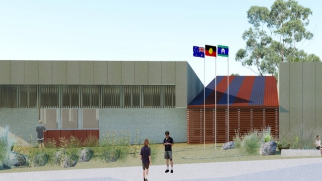 An artist’s rendering of the possible Wonthaggi Secondary College junior campus design.