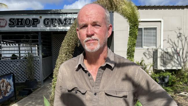 Gumlu Tavern owner Colin Dale has repeatedly raised safety concerns about the Bruce Highway in his area. Picture: Leighton Smith.