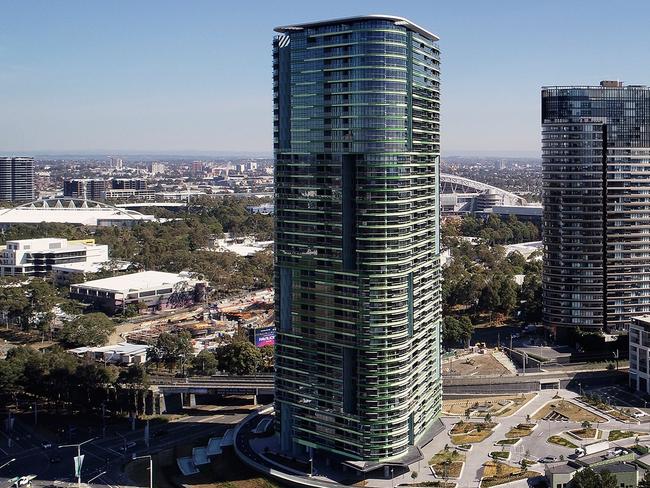 The future is still uncertain for some residents of the Opal Tower building. Picture: Bates Smart 