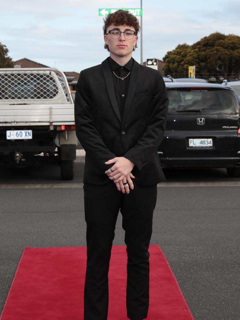 Students step out at the Guilford Young leaver’s dinner at Elwick Racecourse. Picture: Mireille Merlet