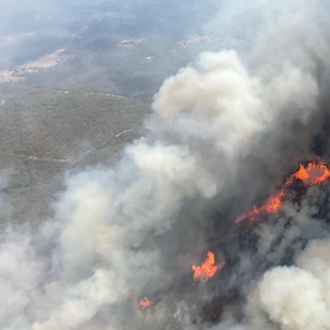 Agnes Water bushfire. Picture QFES