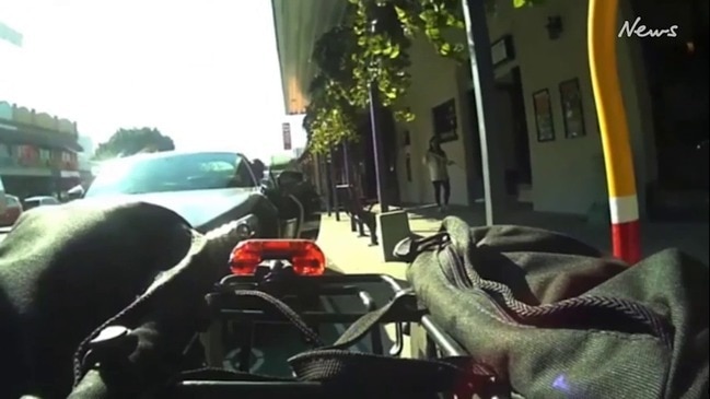 Driver yells “F … ing move, please” to cyclist