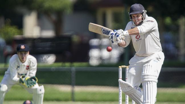 Sam Coates batting for Beaumaris. Picture: Valeriu Campan