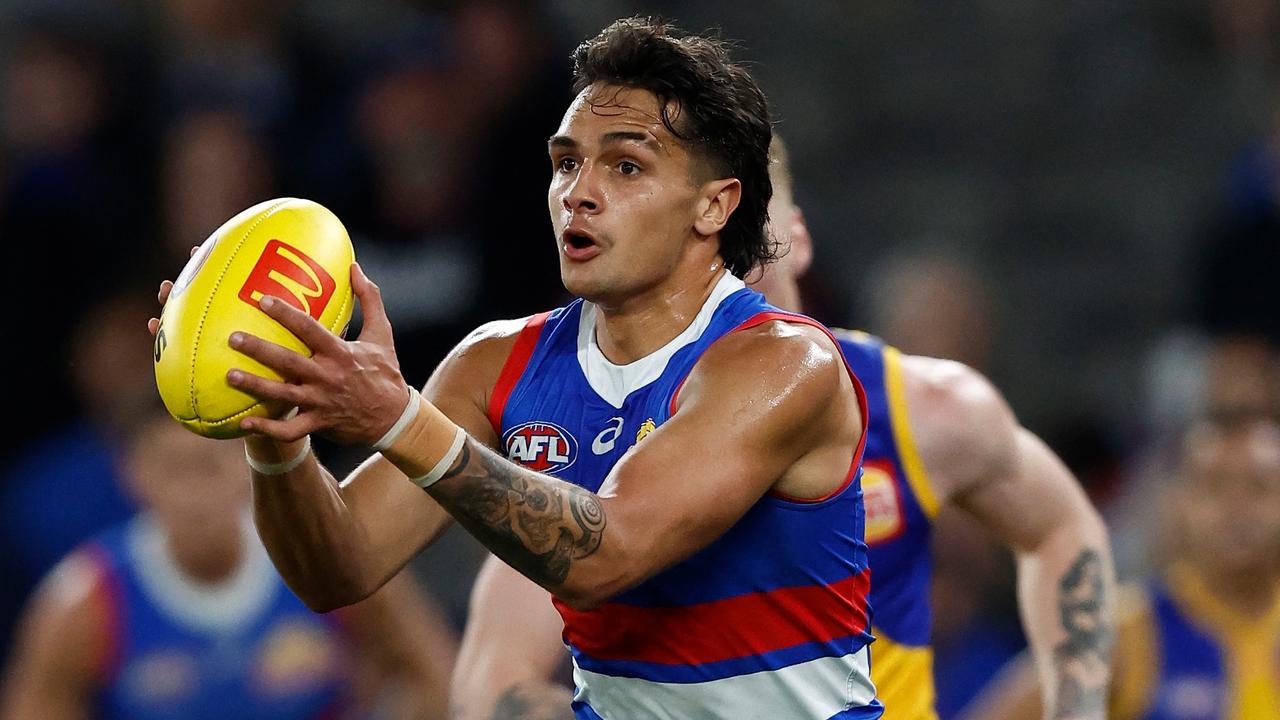 Bains says Aaron Naughton’s eight-year deal won’t stop the Bulldogs being able to re-contract former No. 1 pick Jamarra Ugle-Hagan early in the season. Picture: Michael Willson / Getty Images