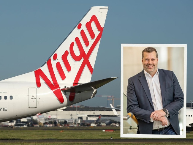 Virgin plane with new ceo contender for splash, story and portrait