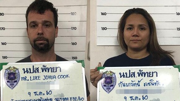 Australian Hells Angels member Luke Joshua Cook and his Thai wife Kanyarat Wechapitak have been arrested in Bangkok after  attempted to smuggle millions of dollars worth of crystal methamphetamines into a Thai port.