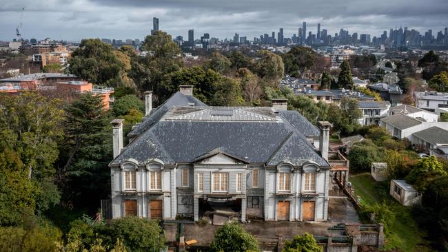 The 7187sq m property at 29-31 St Georges Rd, Toorak. Picture: Jake Nowakowski