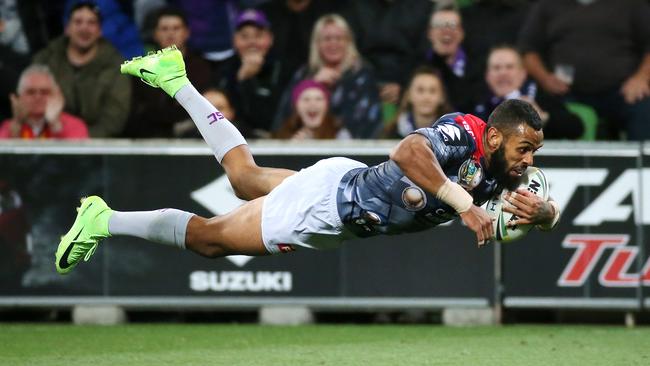 Josh Addo-Carr scored a brilliant try late in the match.