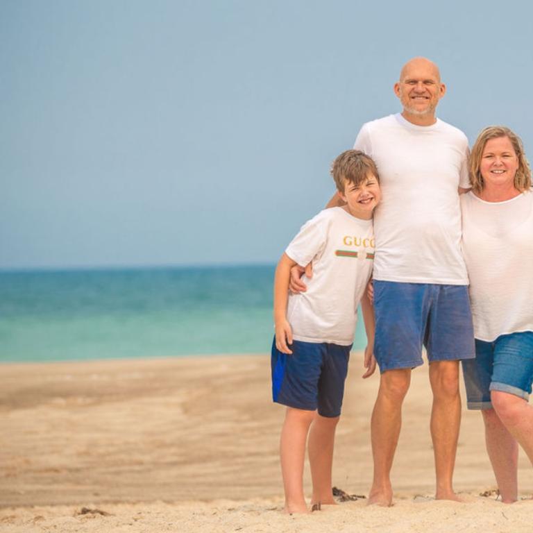 The Bertons are one of many Australian families impacted by prostate cancer as one man is diagnosed every 30 minutes. Picture: Supplied via NCA NewsWire