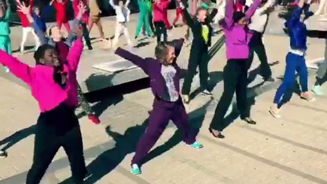 #pantsuitnation is out in force for Hillary Clinton on Election Day 2016. Picture: Instagram