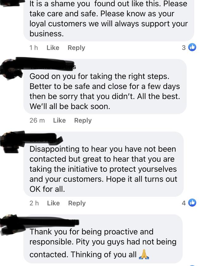 Facebook users said it was disgraceful the store wasn’t alerted by DHHS.