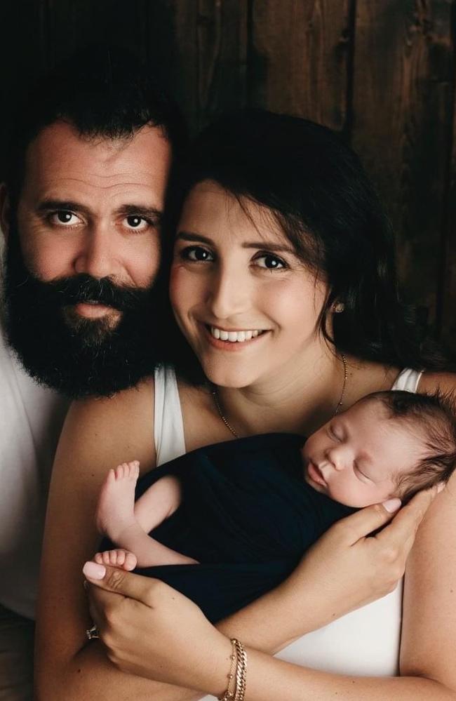 Mira Abunucerah Haddad and her husband Daniel Haddad, with their son Thomas, are trapped in Canada.