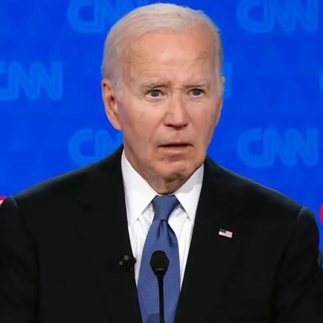 President Biden during the first 2024 Presidential Debate in Atlanta, GA. Picture: CNN