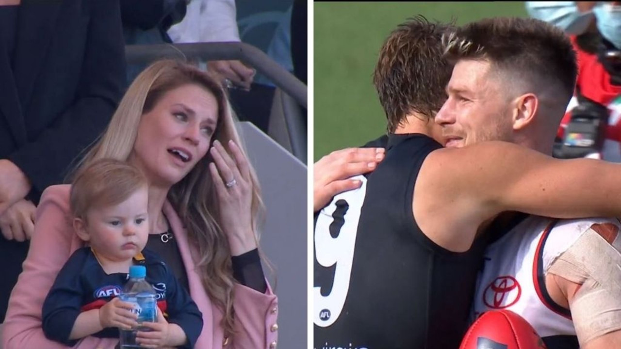 Emotional scenes as Bryce Gibbs' final game comes to an end