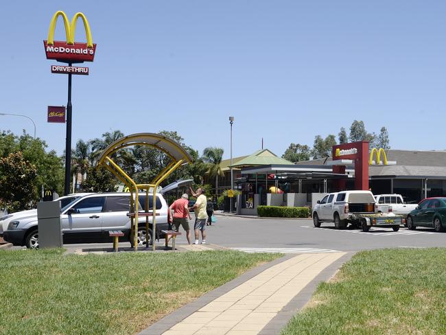 The missing mum was believed to be walking to Muswellbrook McDonald’s when she vanished. Picture: Peter Clark