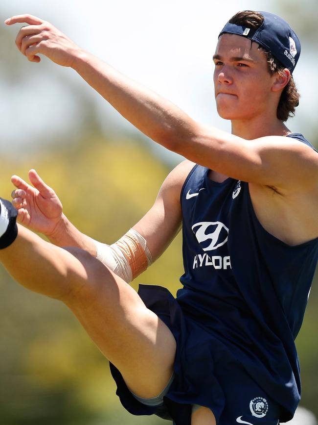 Ben Silvagni is preparing for his second season at Carlton.