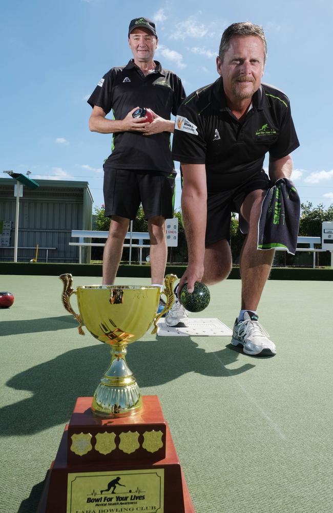 Bowl for Your Lives co-founders Cameron Ryan and Shane Hafner. Picture: Mark Wilson