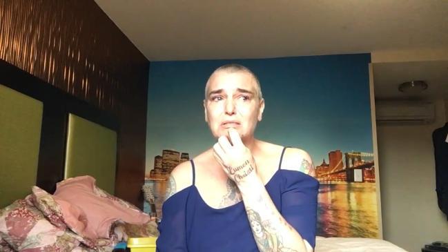 Sinead O'Connor posts concerning video about her battle with mental illness