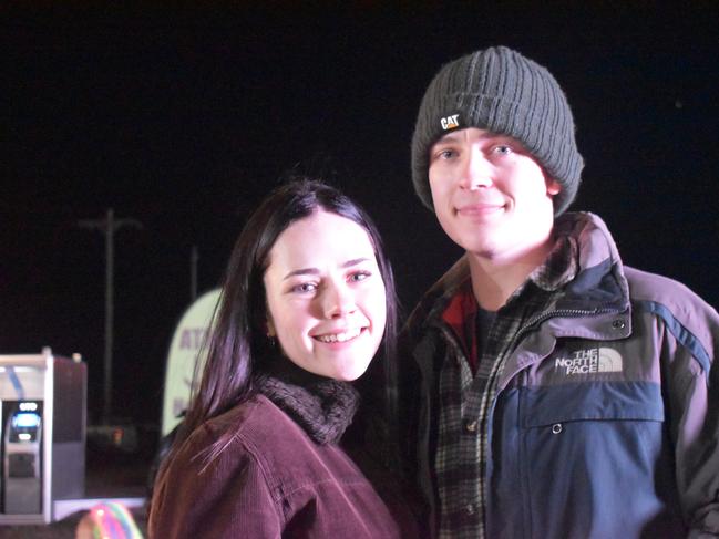 Ayla Gray and Jeremy Williams at the 2021 Killarney Bonfire Night.