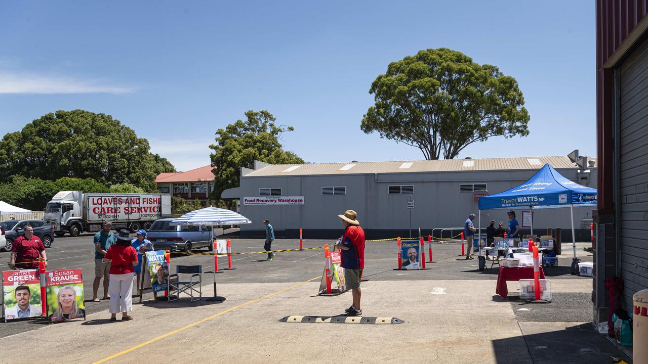 Prepoll for the Queensland election at Newtown Shopping Centre, Wednesday, October 23, 2024. Picture: Kevin Farmer