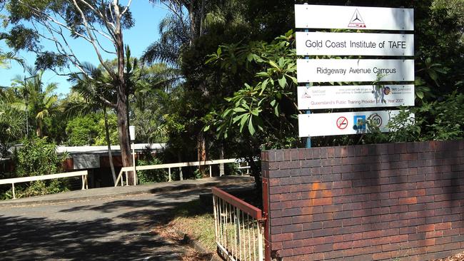 The former Gold Coast Institute of TAFE's Ridgeway Avenue campus at Southport.