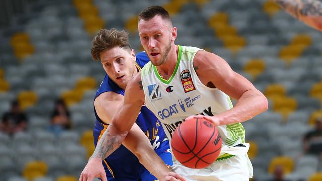 Mitch Creek and the South East Melbourne Phoenix endured a rollercoaster ride in their first NBL season. (Photo by Chris Hyde/Getty Images)