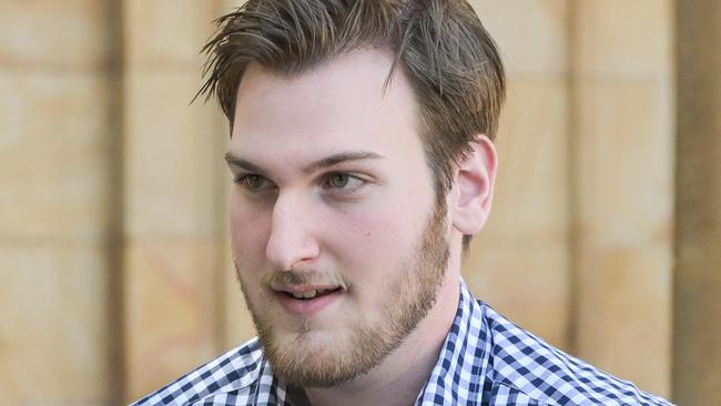 Marcus Cappo leaves the Adelaide Magistrates Court on Wednesday. Picture: NCA NewsWire / Brenton Edwards