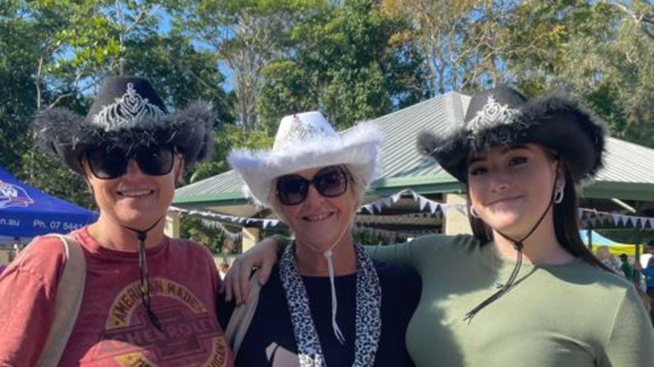 Jasmin, Nonni and Kyleah at the Sunshine Coast Agricultural Show 2023.