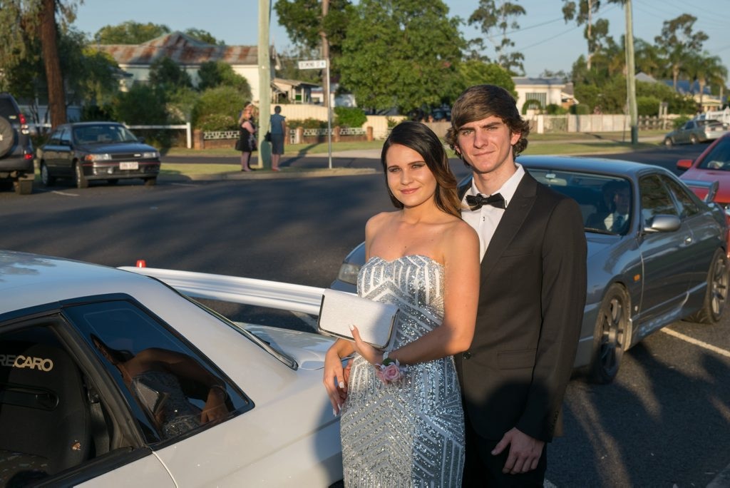 BLAK TIE: Chloe Siler and Tye Pitt. Picture: Owen Studios