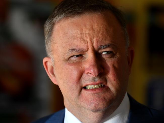 Shadow Minister for Infrastructure Anthony Albanese after a press conference at Narangba train station, 36 km (22 miles) north of Brisbane, Thursday, July 26, 2018. (AAP Image/Mick Tsikas) NO ARCHIVING