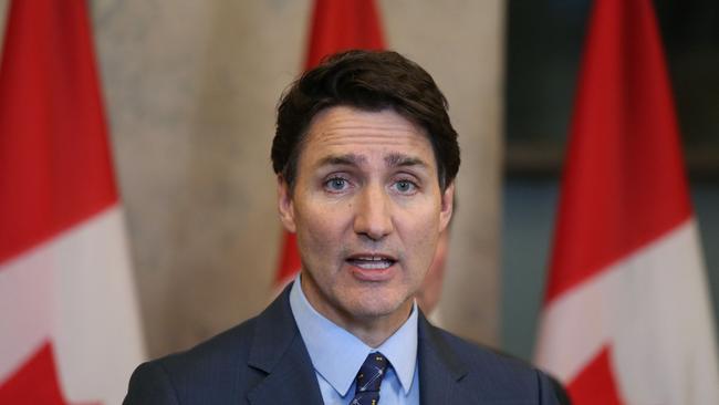 Justin Trudeau is struggling in the polls. Picture: AFP