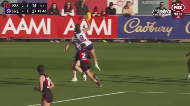 Commentator drops surprising comment about Fremantle's Ashleigh Brazill