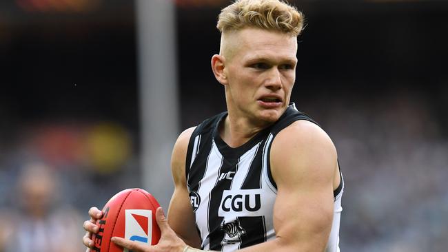 Adam Treloar could give the Magpies a big boost this week.