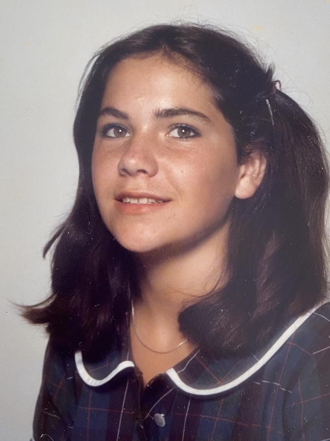 Ms MacFarlane during her school years.