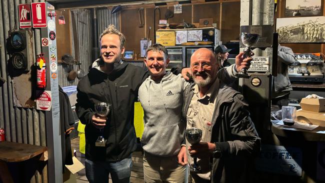 Chinchilla pilot Cameron ‘Sparrow’ Obst (centre) takes home silver at national flying event