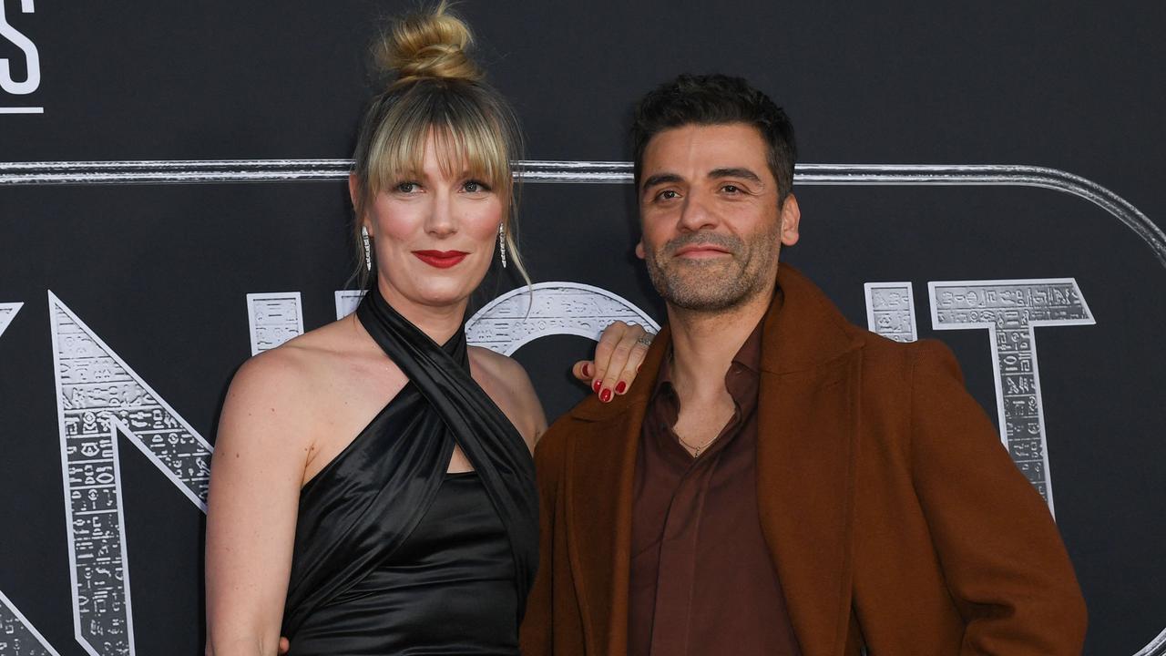 US-Guatemalan actor Oscar Isaac and his wife Danish screenwriter Elvira Lind at the series premiere of Moon Knight in Hollywood last week. Picture: Valerie Macon/AFP