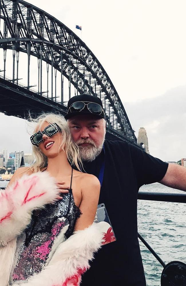 Kyle Sandilands and Imogen Anthony in happier times.