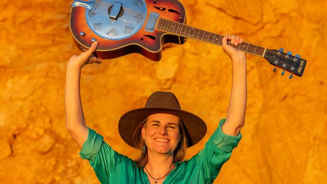 Katie Harder, an Alice Springs folk singer-songwriter, is gearing up to release her new single. Picture: Supplied