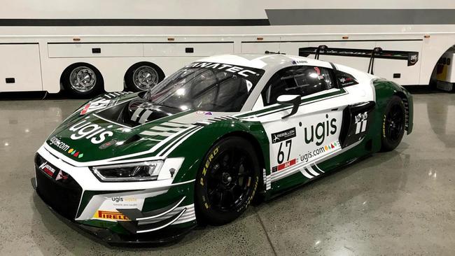 Forum founder Bill Papas's racing Audi. Westpac is trawling through assets held by Mr Papas, hoping to retrieve funds caught up in the alleged fraud.