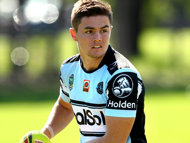 Kyle Flanagan, son of Sharks coach Shane. Picture: Gregg Porteous