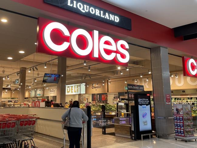 Coles supermarket at Stockland Merrylands. Generic Merrylands photos.