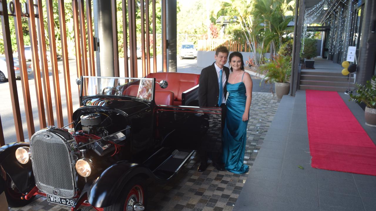 Josh Vivoda and Samantha Prince at the Whitsunday Christian College school formal. Picture: Laura Thomas